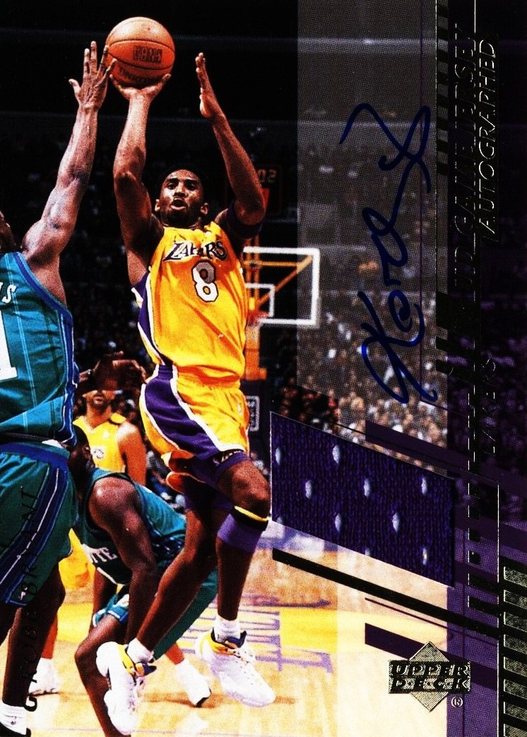 2000-01 Upper Deck UD Game Jersey Autographed Kobe Bryant (1)